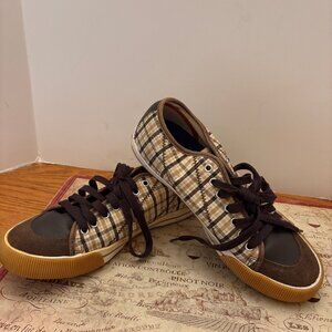 Ben Sherman Plaid Low-Top Canvas Sneakers